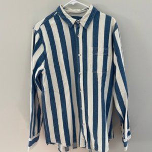 Striped Denim Shirt